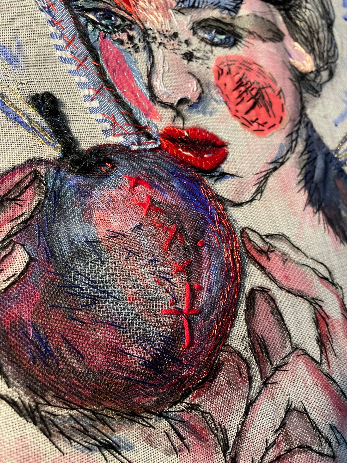 Création textile "La Tentation"