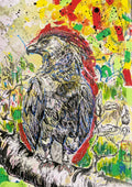 Oeuvre originale "Aigle" serie "ANIMA"
