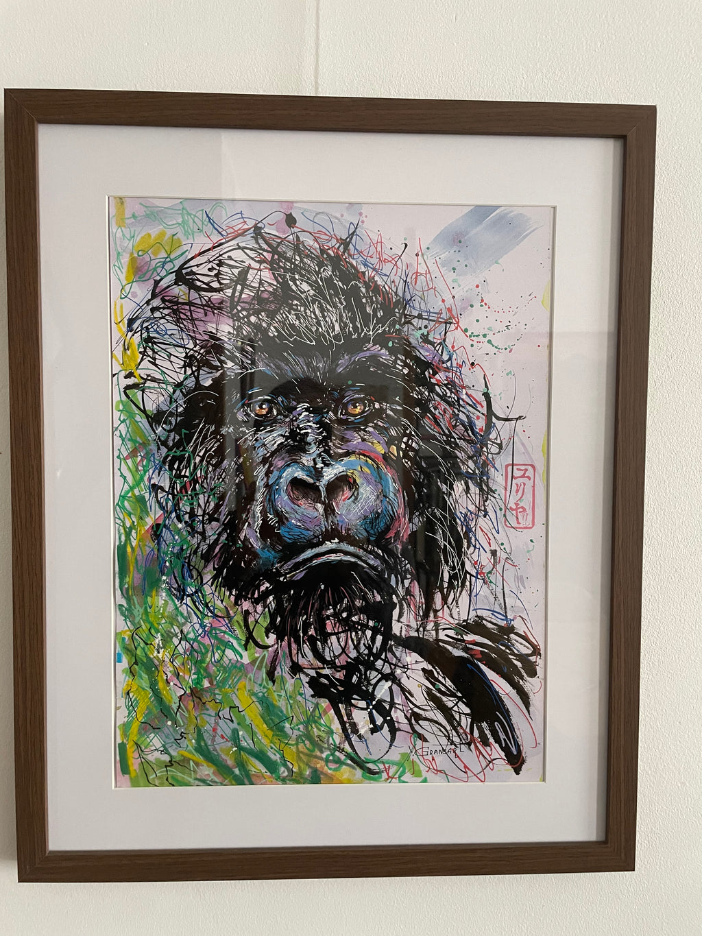Oeuvre originale "Singe" serie "ANIMA"