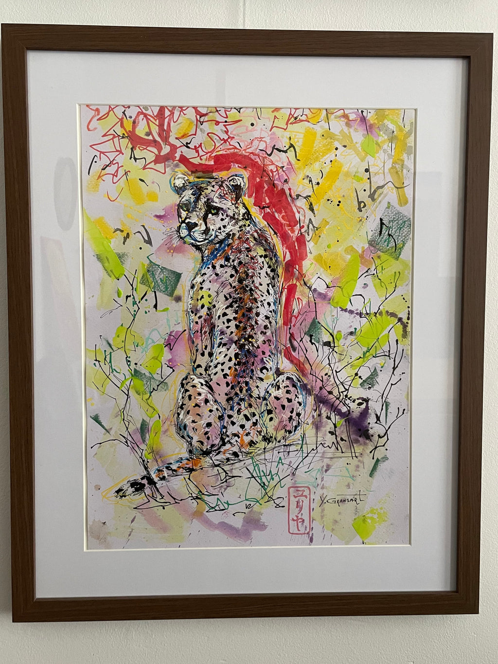 Oeuvre originale "Guépard" serie "ANIMA"