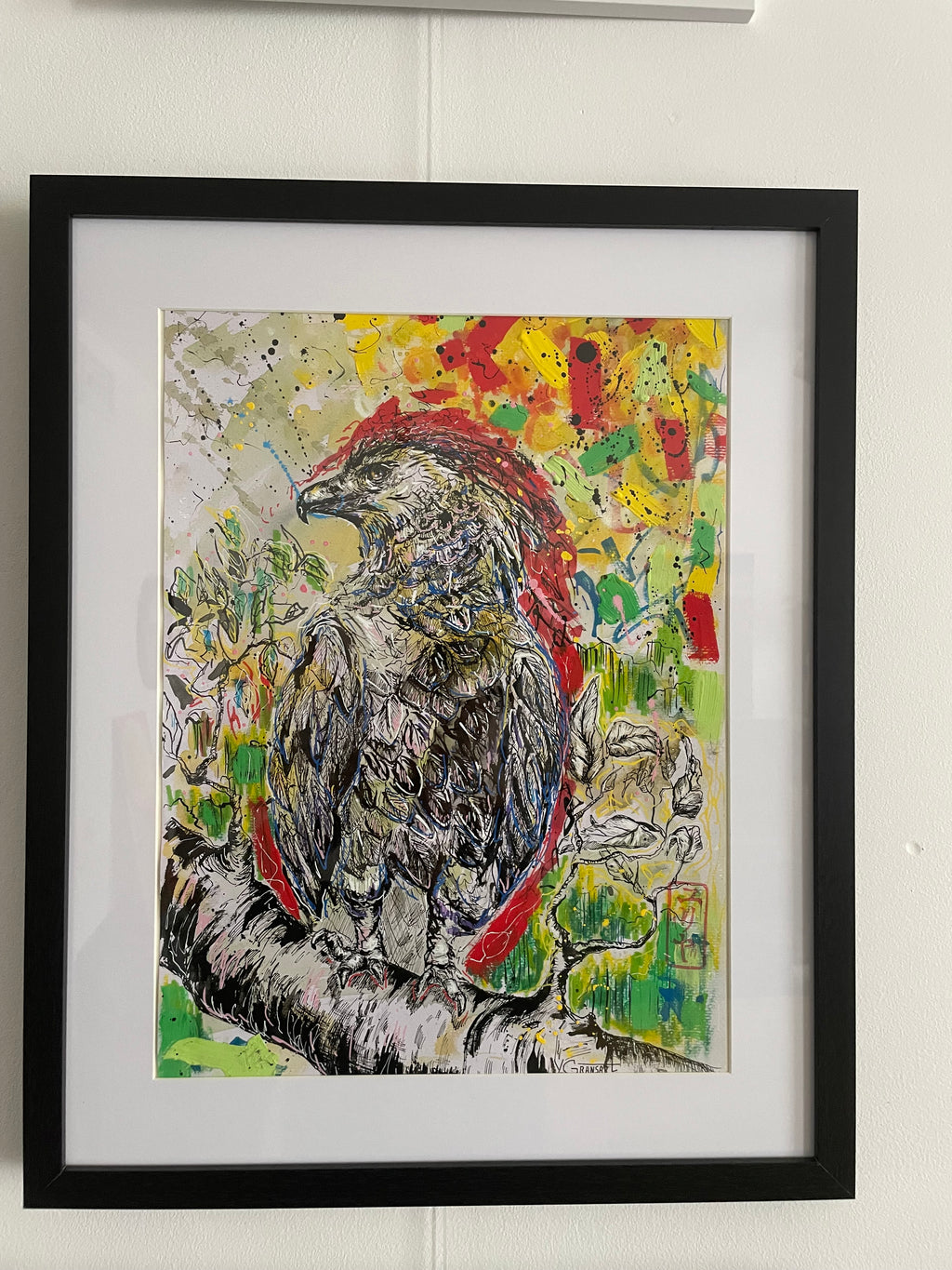 Oeuvre originale "Aigle" serie "ANIMA"