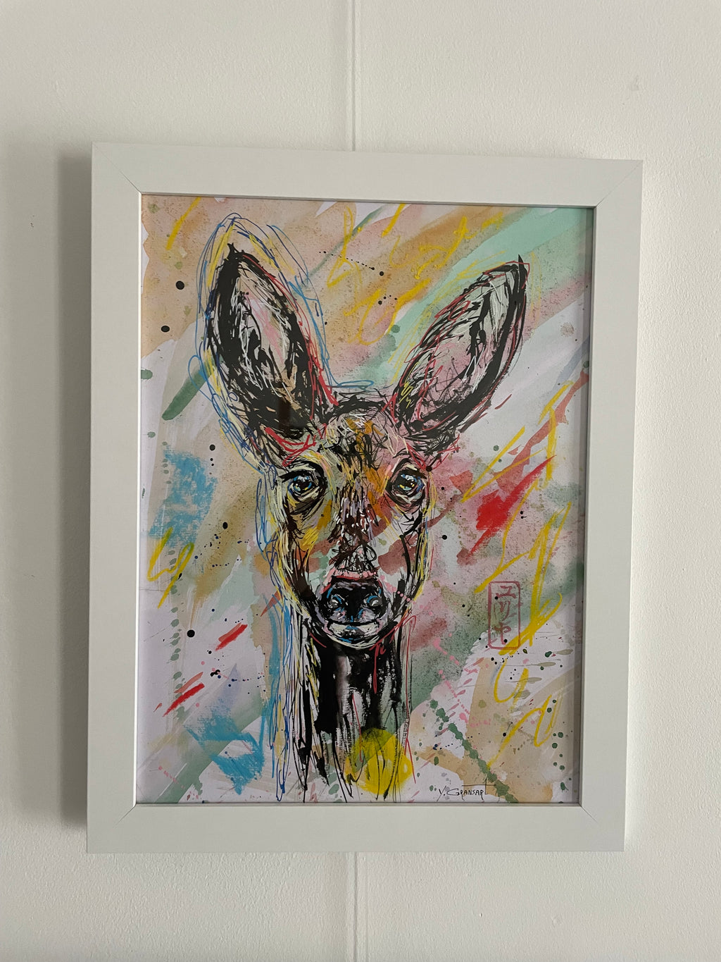 Oeuvre originale "Biche" serie "ANIMA"
