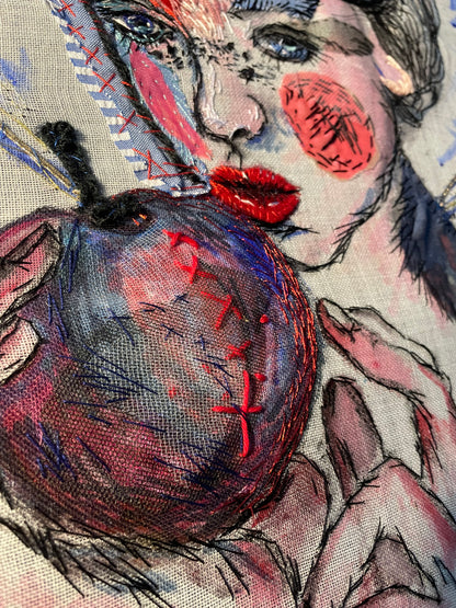 Création textile "La Tentation"