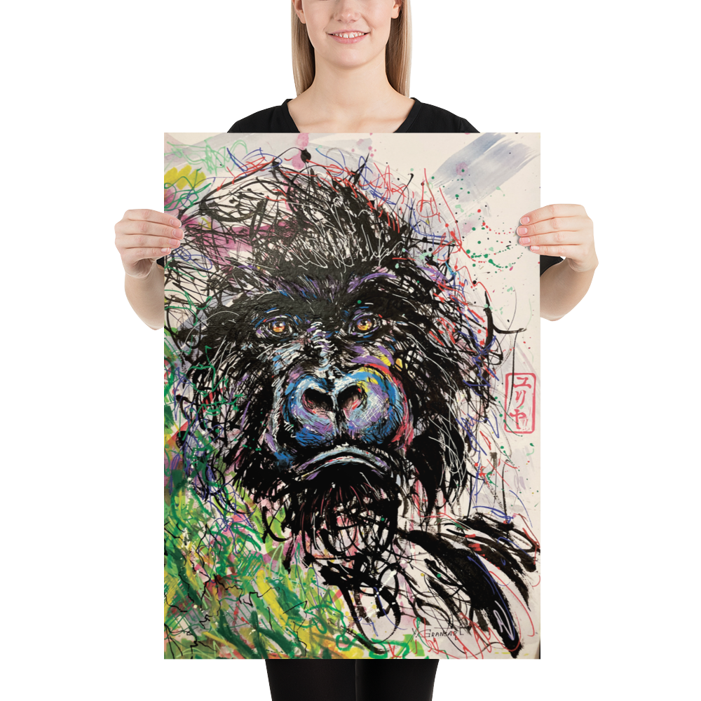 Poster d'art "Le gorille"