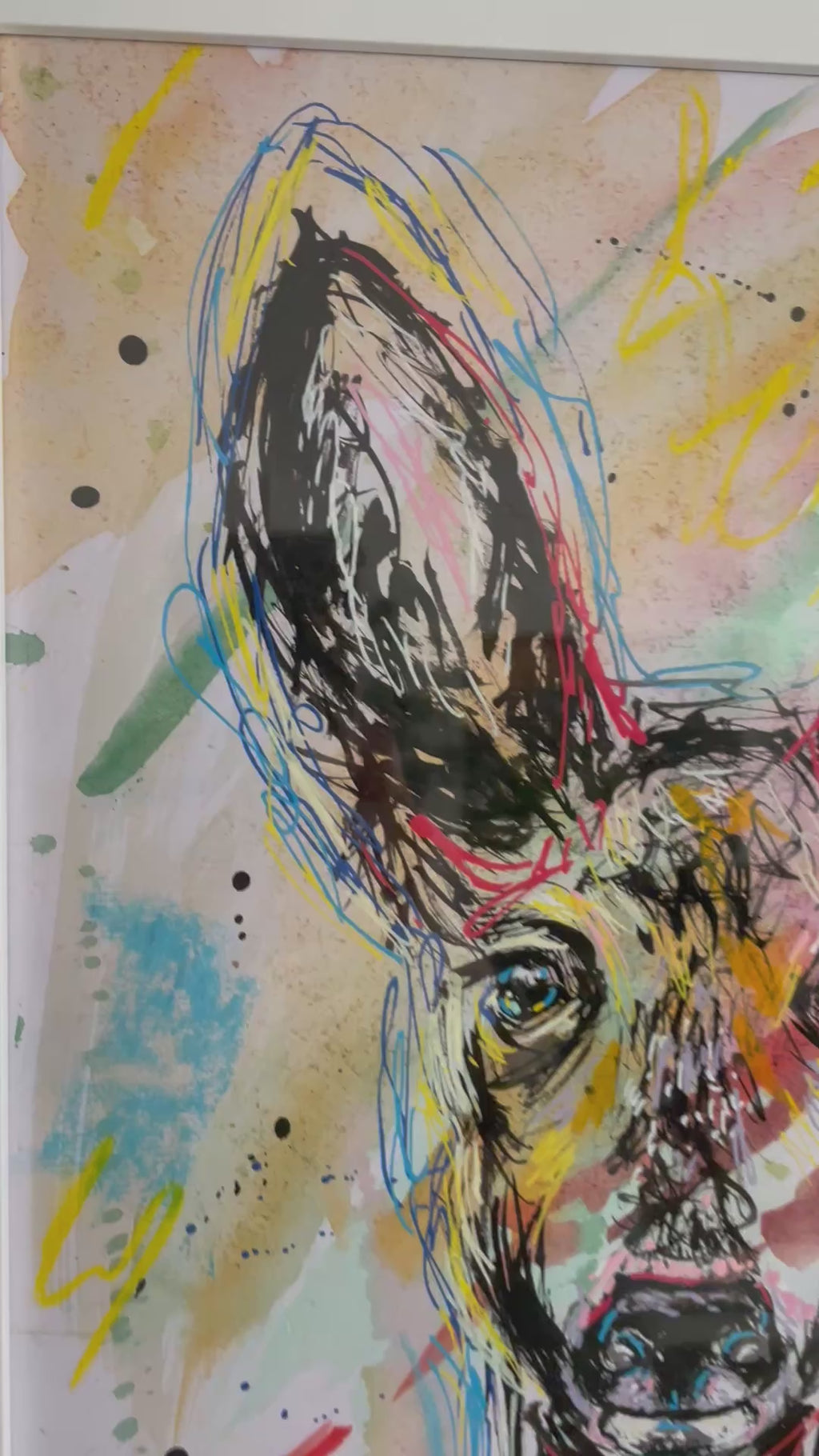 Oeuvre originale "Biche" serie "ANIMA"